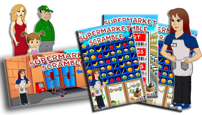 Legacy Supermarket Scramble promotional artwork